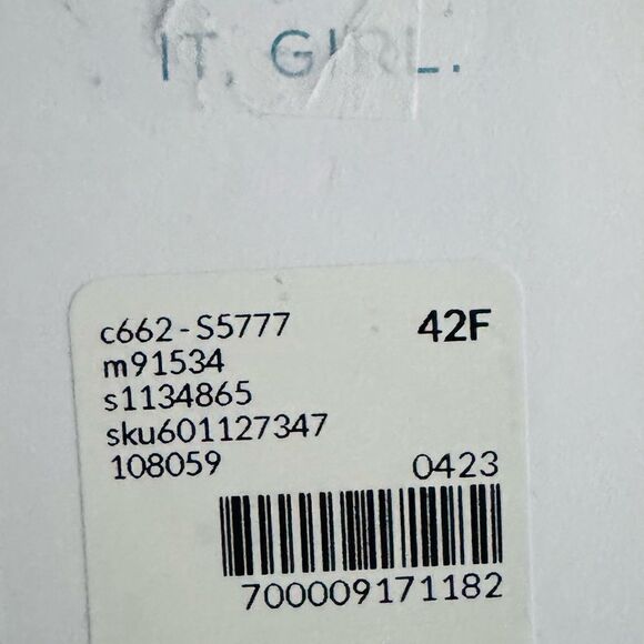 Swim by Cacique Fitted Underwire Tankini Swim Top Size 42F - Picture 7 of 9